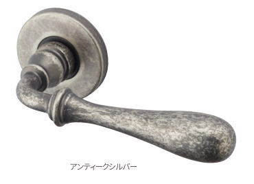 マルキハードウェア MLB-150 アンティークシルバー トスカーナレバーハンドル 空錠 BS51 丸喜金属