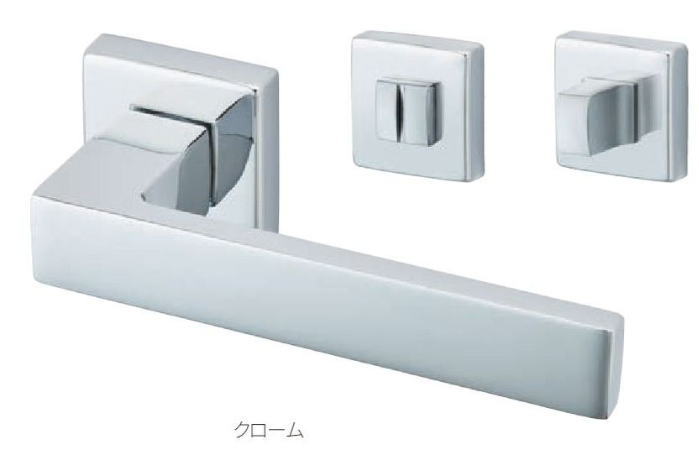 マルキハードウェア MLB-200 クローム クワドロレバーハンドル 間仕切錠 BS51 丸喜金属｜家づくりと工具のお店　家ファン！