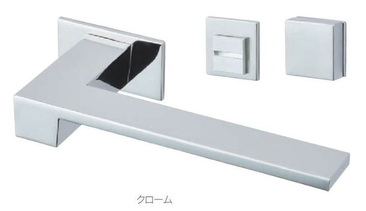マルキハードウェア MLD-200 クローム フィーネレバーハンドル 間仕切錠 BS50 丸喜金属