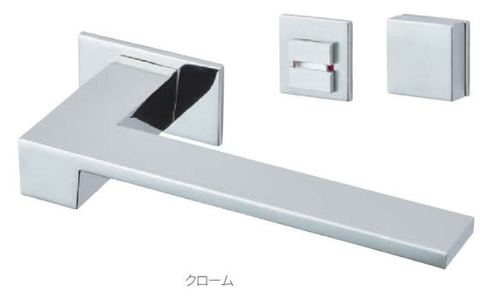 マルキハードウェア MLD-200 クローム フィーネレバーハンドル 表示錠 BS50 丸喜金属