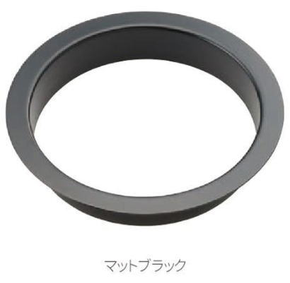 マルキハードウェア S-957 大きさ220 引っ敷き黒いこと 砂ぼこりひな形丸型（フタ無） 丸喜金属元素