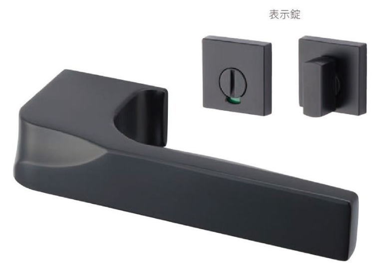 マルキハードウェア MLA-200 塗装ブラック MIYABI（雅）レバーハンドル 表示錠 BS50 丸喜金属