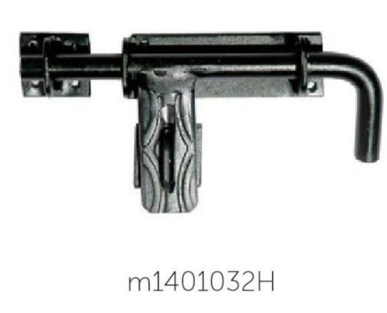 マルキハードウェア m1401032H ブラック アイアン貫抜 丸喜金属