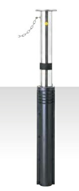 MEDOMALK メドーマルク J-11CNTG 上下式極点(旗がしら付) Φ114.3 ステンレス鋼製 クサリ皆無・発条付 端部