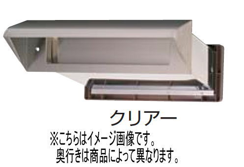 水上 ステンシュート No.30 内フタ付気密型 真壁用 クリアー 壁厚調整範囲95~140|家づくりと工具のお店 家ファン!