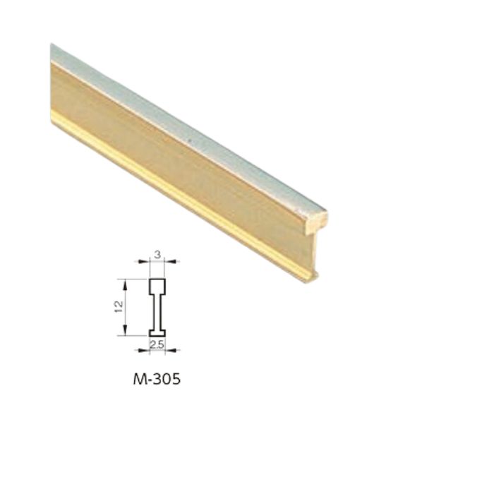 【楽天市場】杉田エース 真鍮 目地棒 M-305 3X12(432-312):家づくりと工具のお店 家ファン!
