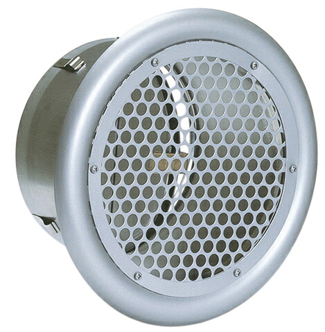西邦工業 SEIHO SPD250SC 外壁用ステンレス製換気口 (フラットグリル) 丸パンチング型 8Φ×PITCH10 防火ダンパー付|家づくりと工具のお店 家ファン!
