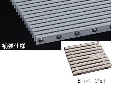 シマブン GRSK-25W150-B セーフティグレーチング 逆目タイプ　補強仕様