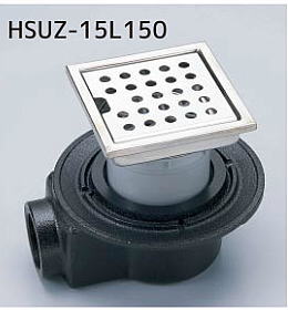 シマブン HSUZ-15L150 排水ユニット　SUSパンチング 防水横引き