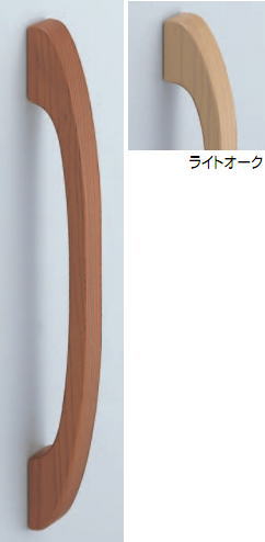 シロクマ 白熊印 ドアー手持ち部分 部屋の入り口手持ち部分 No.311 両面用 L300粍 生まれながら木アーチ形引き取り手