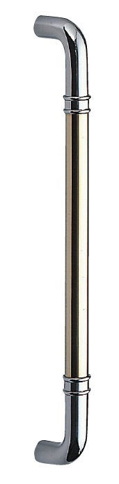 シロクマ 白熊印 ドアー取っ手 ドアハンドル No.200 両面用 L600mm 丸棒取手