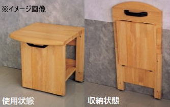 杉田エース ACE (455-555) 玄関用椅子 木製｜家づくりと工具のお店　家ファン！