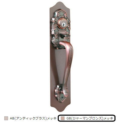 長沢製造所 924065 GB DT32～42 古代サムラッチケースロック取替錠
