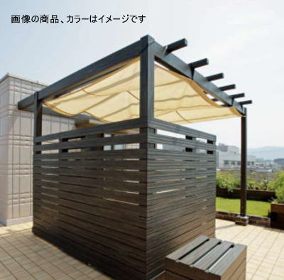 タカショー エバーアートウッド部材 こだわり板両面 10×100×4000 ダークパイン ※直送/個人宅不可