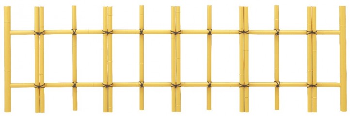 タカショー ADA-HT 四ツ目垣フェンスL型 H900 虎竹 ※直送/個人宅不可|家づくりと工具のお店 家ファン!