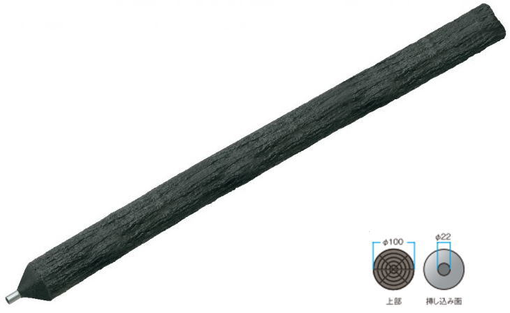 タカショー NAE-P15 ワンダーウッド杭 1520 ※直送／個人宅不可