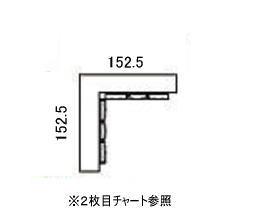 タカショー こだわり板縦貼ユニット 内コーナー Ｌ２０００ ジャラ １５２．５&times;１５２．５&times;Ｌ２０００ ※直送／個人宅不可｜家づくりと工具のお店　家ファン！