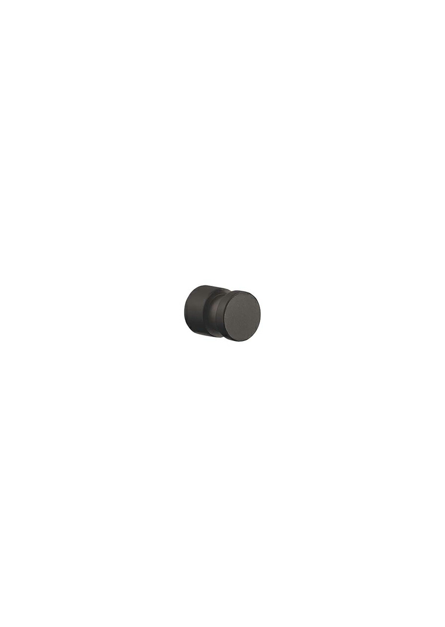 ユニオン PRE-TH353-252 ツマミ 対応ボード厚16～22mm φ20×25 ブラス ストーンブラスト チャコール 1個