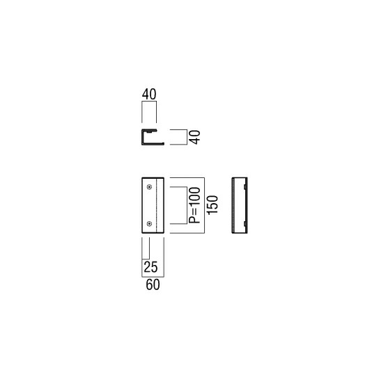 ユニオンドアハンドル プレートタイプ品番：G1177-26-171(直送品、扉厚