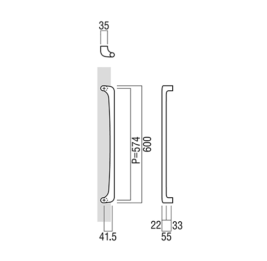 ユニオン G1265 25 196 ドアハンドル L600 Fitolab Com Br