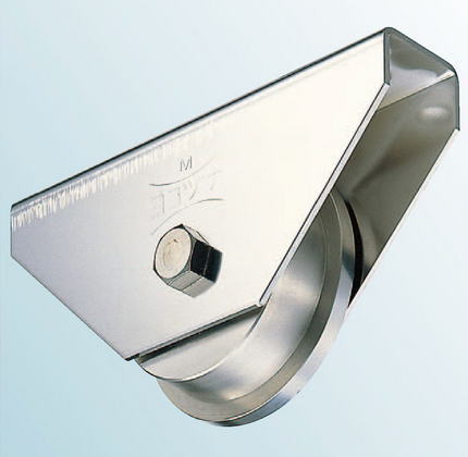 ヨコヅナ JBSW2507 ステンレス重量戸車ワイドタイプ 250 トロ (1個入)