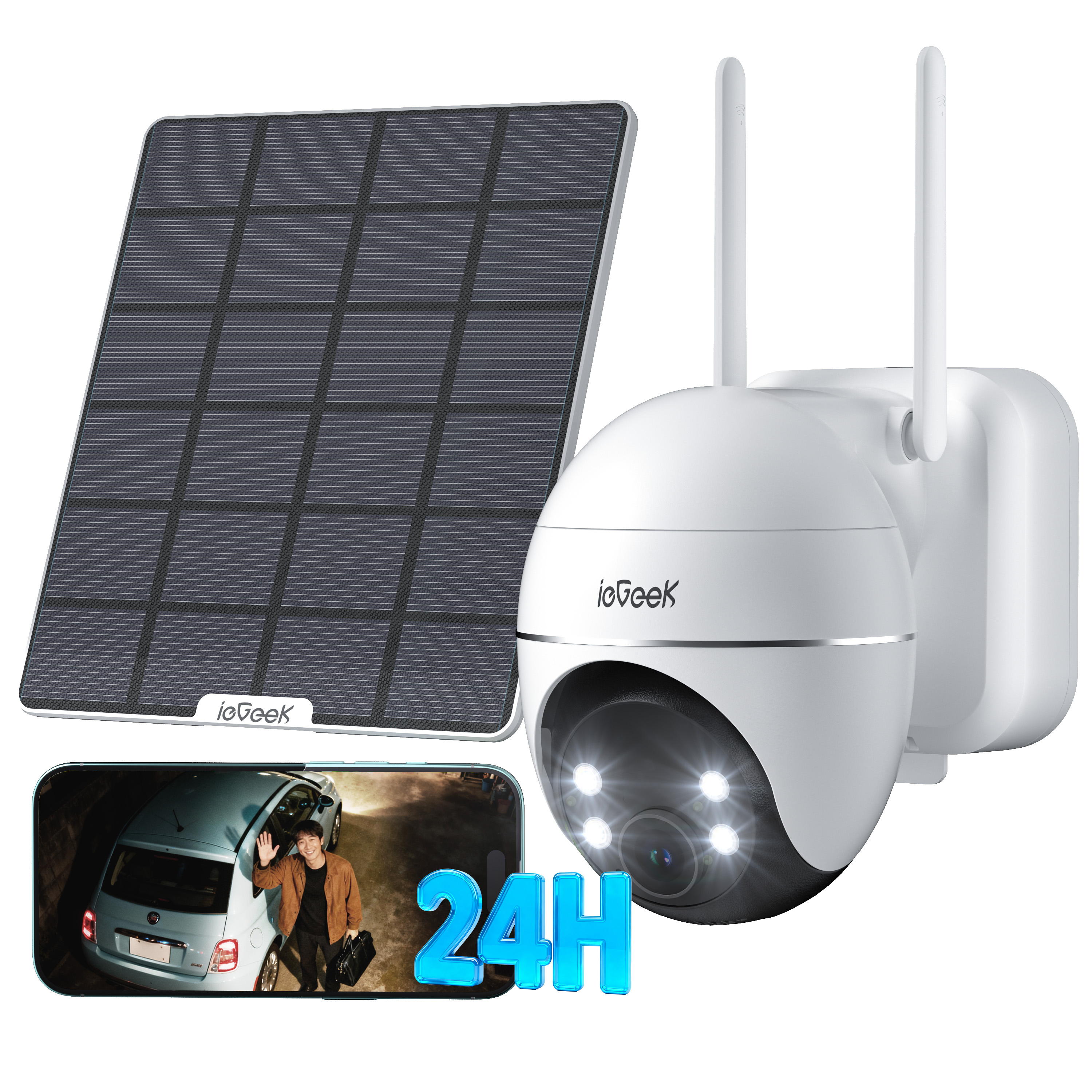 楽天市場】【wifi不要・SIM/SDカード内蔵】ANRAN 防犯カメラ 屋外