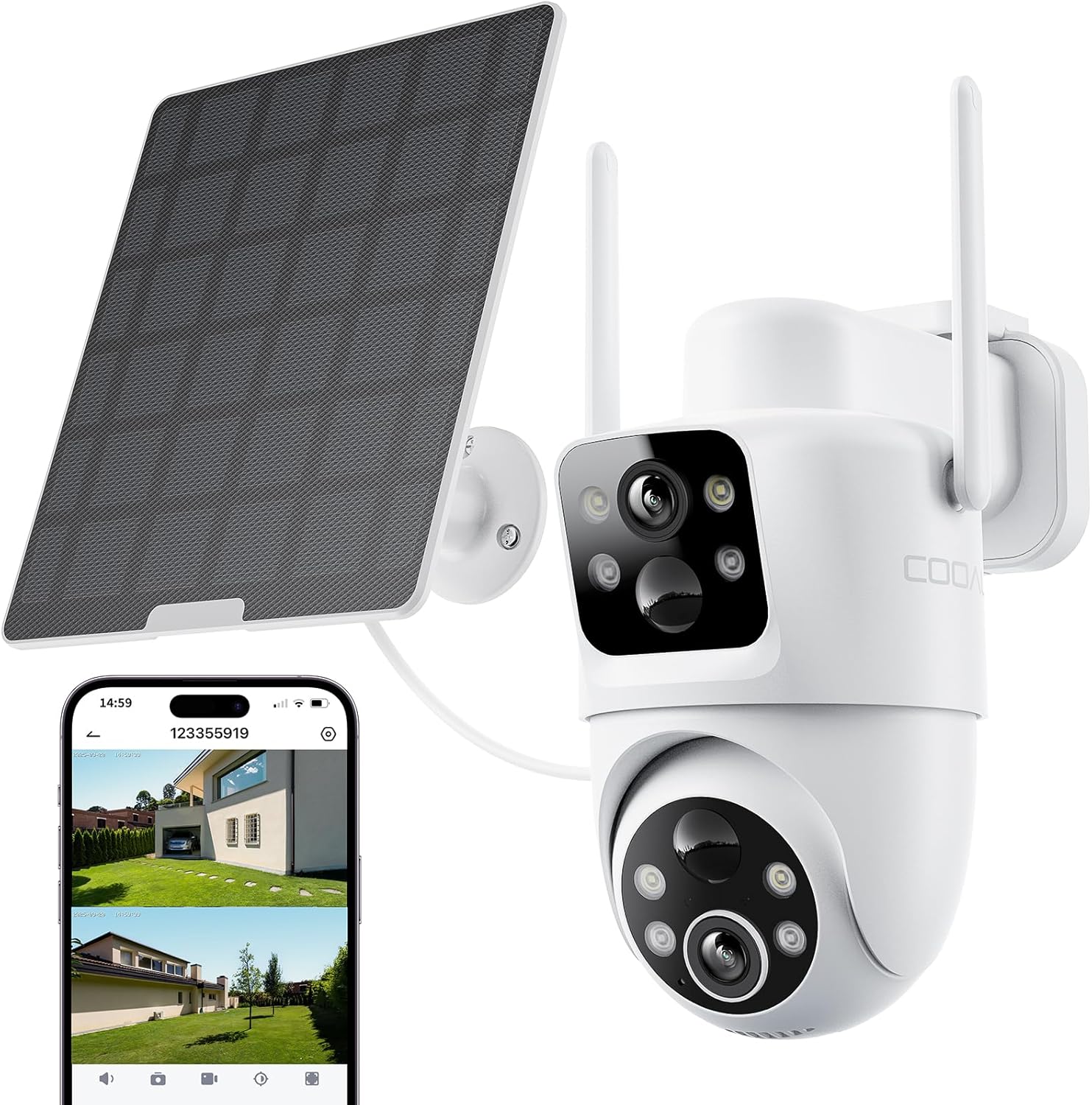 楽天市場】穴あけ不要 防犯カメラソーラーパネル用マグネット スタンド