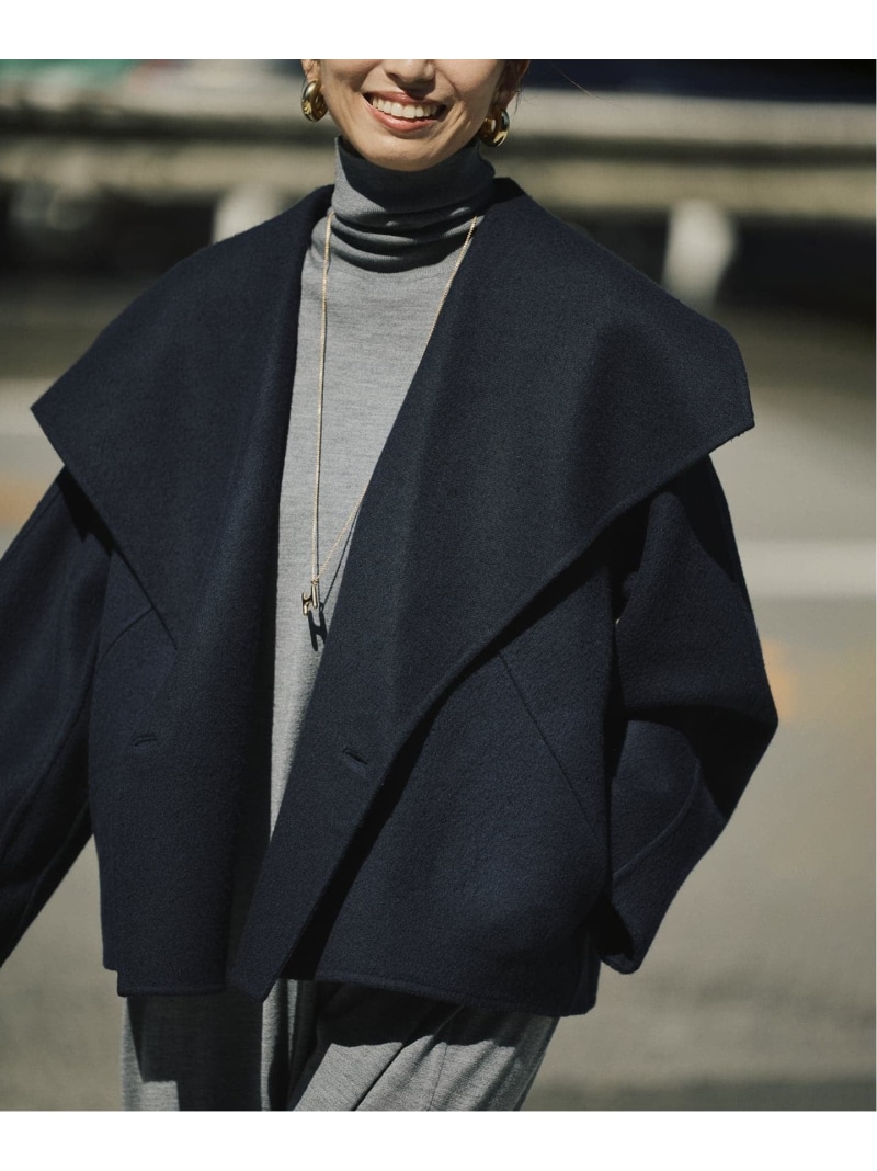 楽天市場】【SALE／30%OFF】シャギークルーネックショートコート