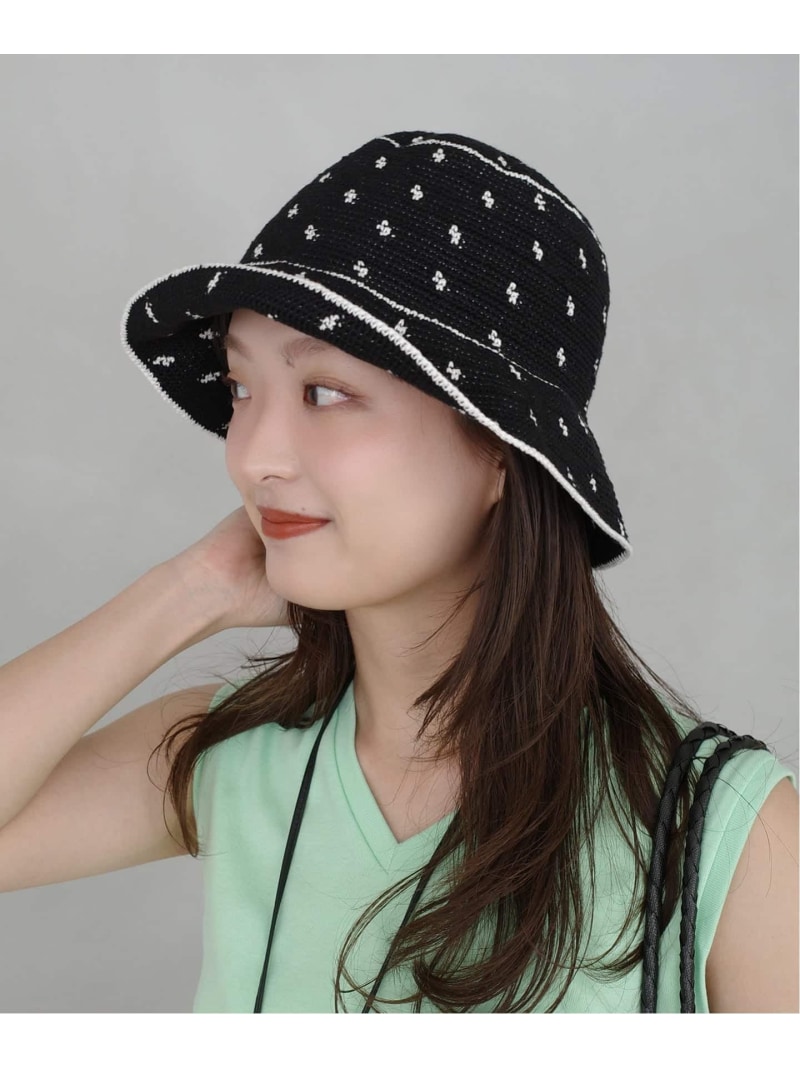【SALE／30%OFF】p cnq/パークニック remi ハット PQ26SS-14 SLOBE IENA スローブ イエナ 帽子 ハット ブラック ベージュ【RBA_E】【送料無料】[ Fashion]｜IENA