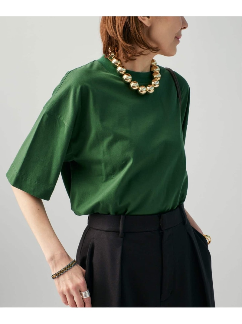 《追加予約》SLOANE スローン 別注Tシャツ VERMEIL par iena ヴェルメイユ パー イエナ トップス カットソー・Tシャツ ネイビー グリーン ブラック グレー ベージュ ホワイト【先行予約】*【送料無料】[ Fashion]