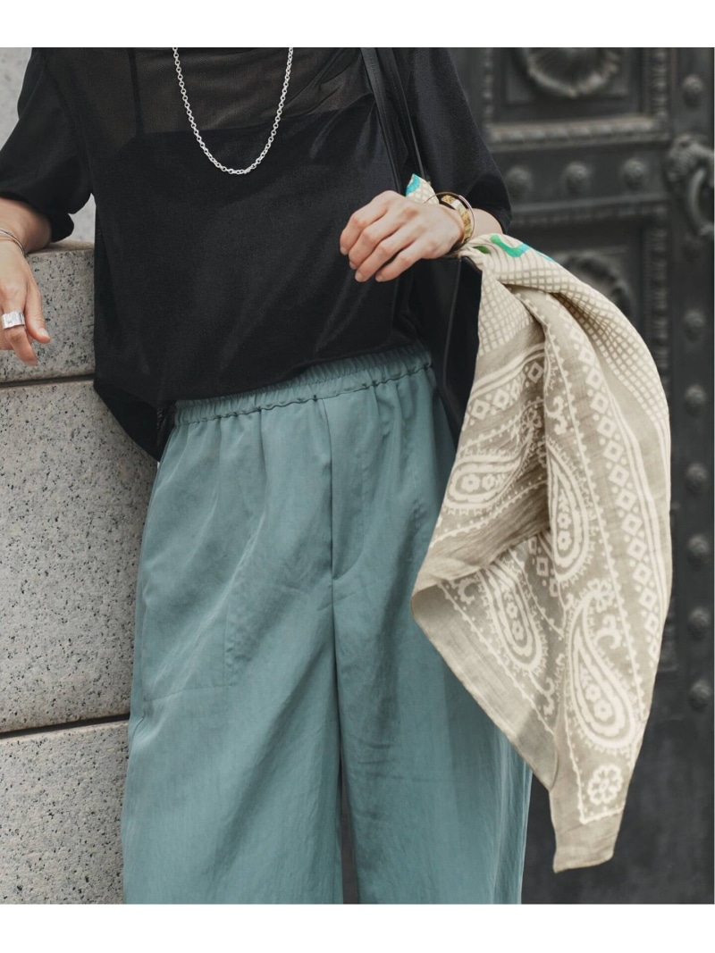 《予約》manipuri マニプリ インドストール Tradition 120x120cm VERMEIL par iena ヴェルメイユ パー イエナ ファッション雑貨 マフラー・ストール・ネックウォーマー グレー ブラック【先行予約】*【送料無料】[ Fashion]｜IENA
