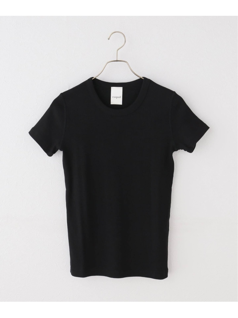Raspail/ラスパイユ RIB CREWNECK P.O ティーシャツ  RB-285 IENA イエナ トップス カットソー・プルオーバー 黒いこと 緑であること【貨物輸送無料】[ Fashion]
