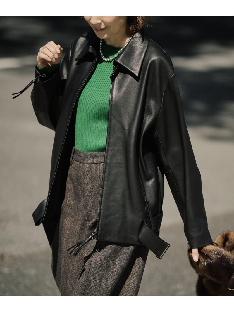 楽天市場】L'ATELIER DENIME D'IENA/リメイクタックデニムブルゾン L