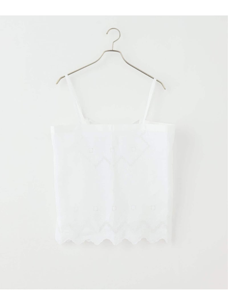 Heriter/エリテ frow work table cloth camisole キャミソール H0-00-3094 IENA イエナ トップス シャツ・ブラウス ホワイト【送料無料】[ Fashion]｜IENA