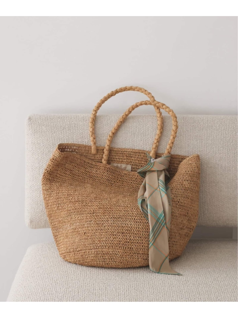 《追加》MADE IN MADA/メイドインマダ ALICE MM BAG SLOBE IENA スローブ イエナ バッグ かごバッグ グレー ベージュ【送料無料】[ Fashion]