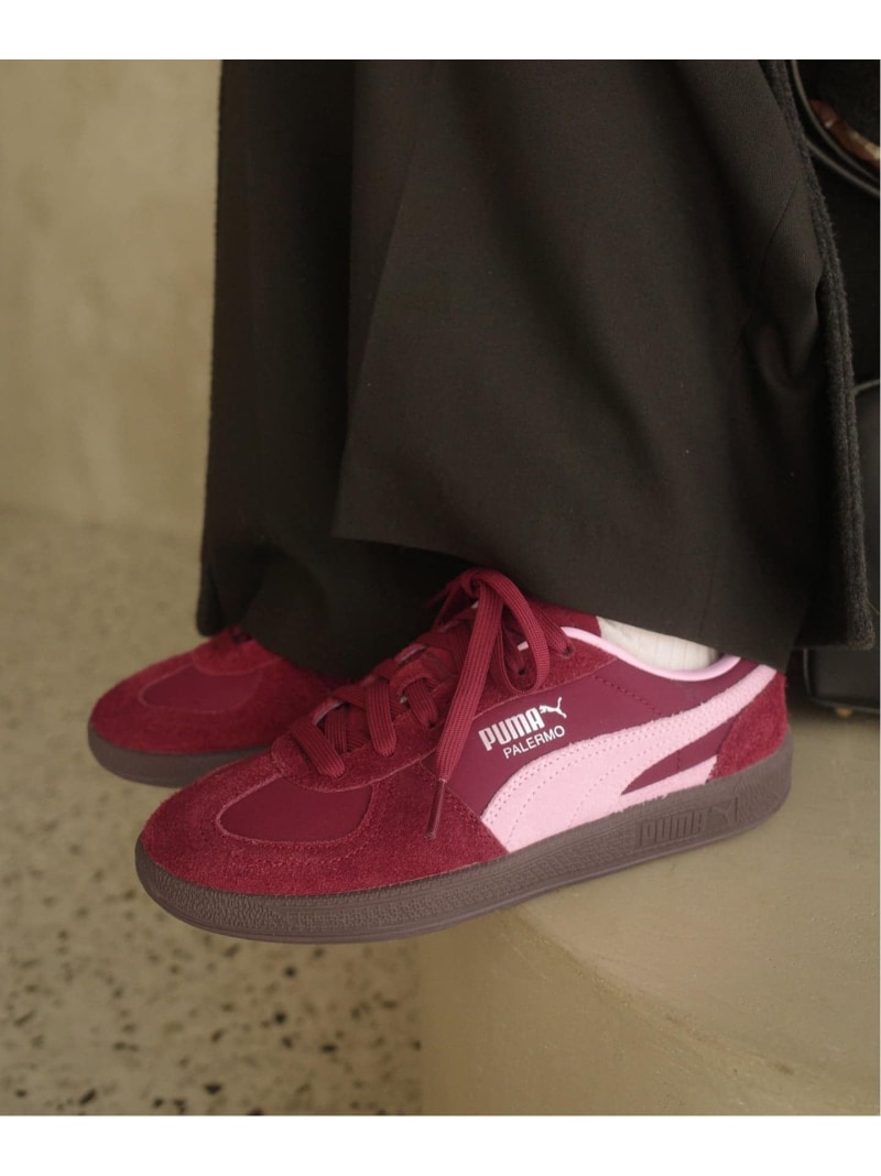 【SALE／30%OFF】PUMA/プーマ SLOBE別注 パレルモ SLOBE IENA スローブ イエナ シューズ・靴 スニーカー ワインレッド ブルー【RBA_E】【送料無料】[ Fashion]｜IENA