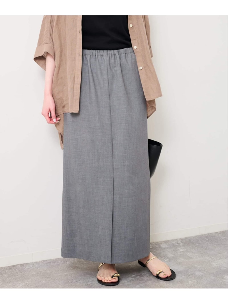 【SALE／30%OFF】リラックスタイトスカート SLOBE IENA スローブ イエナ スカート ロング・マキシスカート グレー【RBA_E】【送料無料】[ Fashion]｜IENA