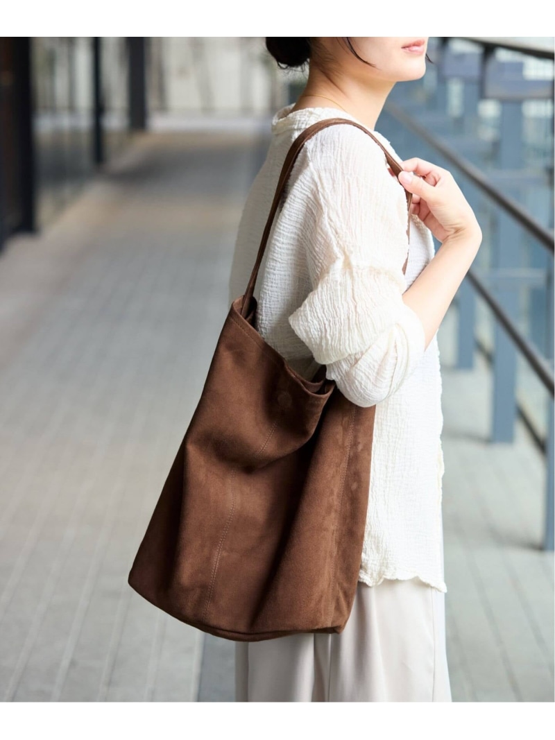 Morphee/グラム分子フェ CYLINDER(M size)OIL SUEDE BROWN 御徒面子 IENA イエナ 御徒面子 ショルダーバッグ 赤銅色【貨物輸送無料】[ Fashion]
