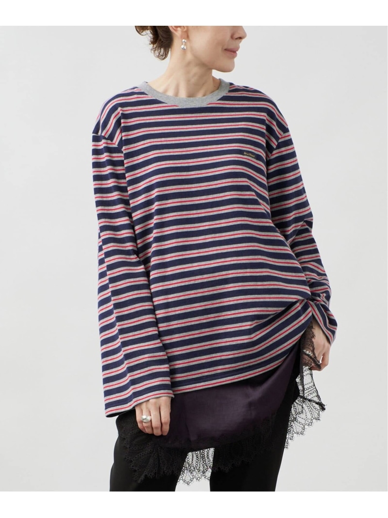 Le minor ルミノア Coqette ロングスリーブ 18JG19604 VERMEIL par iena ヴェルメイユ パー イエナ トップス カットソー・Tシャツ ブラウン グレー【送料無料】[ Fashion]｜IENA