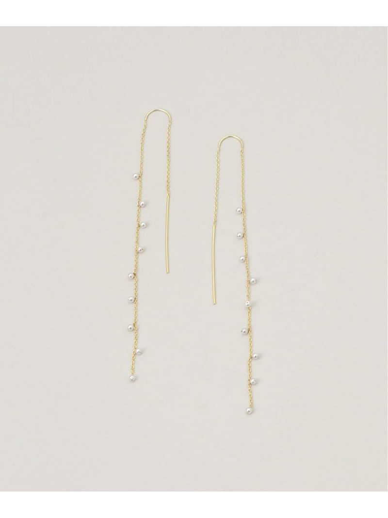 theia/テイア パールチェーンピアス 81729E0026 SLOBE IENA スローブ イエナ アクセサリー・腕時計 ピアス ゴールド【送料無料】[ Fashion]｜IENA