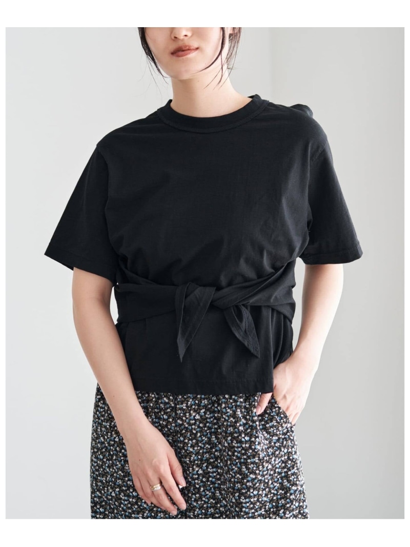 【SALE／30%OFF】CURRENTAGE/カレンテージ デザインカットソー A2561UTS412 IENA イエナ トップス カットソー・Tシャツ ホワイト ブラック【RBA_E】【送料無料】[ Fashion]｜IENA