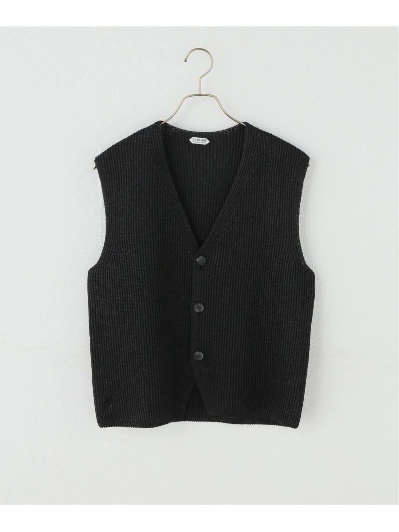 【SALE／30%OFF】PURLAM/プラム AZE Vest ベスト PU126-MVE 01 IENA イエナ トップス ベスト・ジレ ブラック【RBA_E】【送料無料】[ Fashion]｜IENA