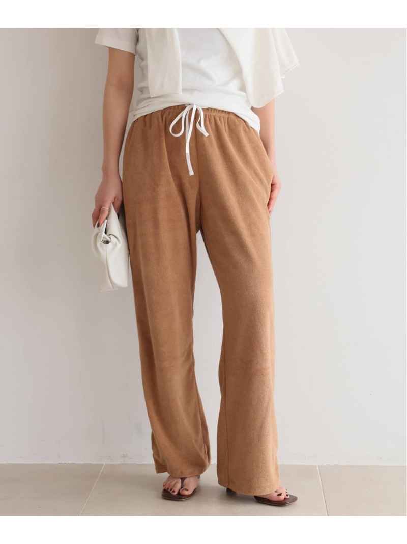 《予約》Plus by ONIT/オニット SLOBE別注 2way パイルパンツ SLOBE IENA スローブ イエナ パンツ その他のパンツ ブラウン ネイビー【先行予約】*【送料無料】[ Fashion]