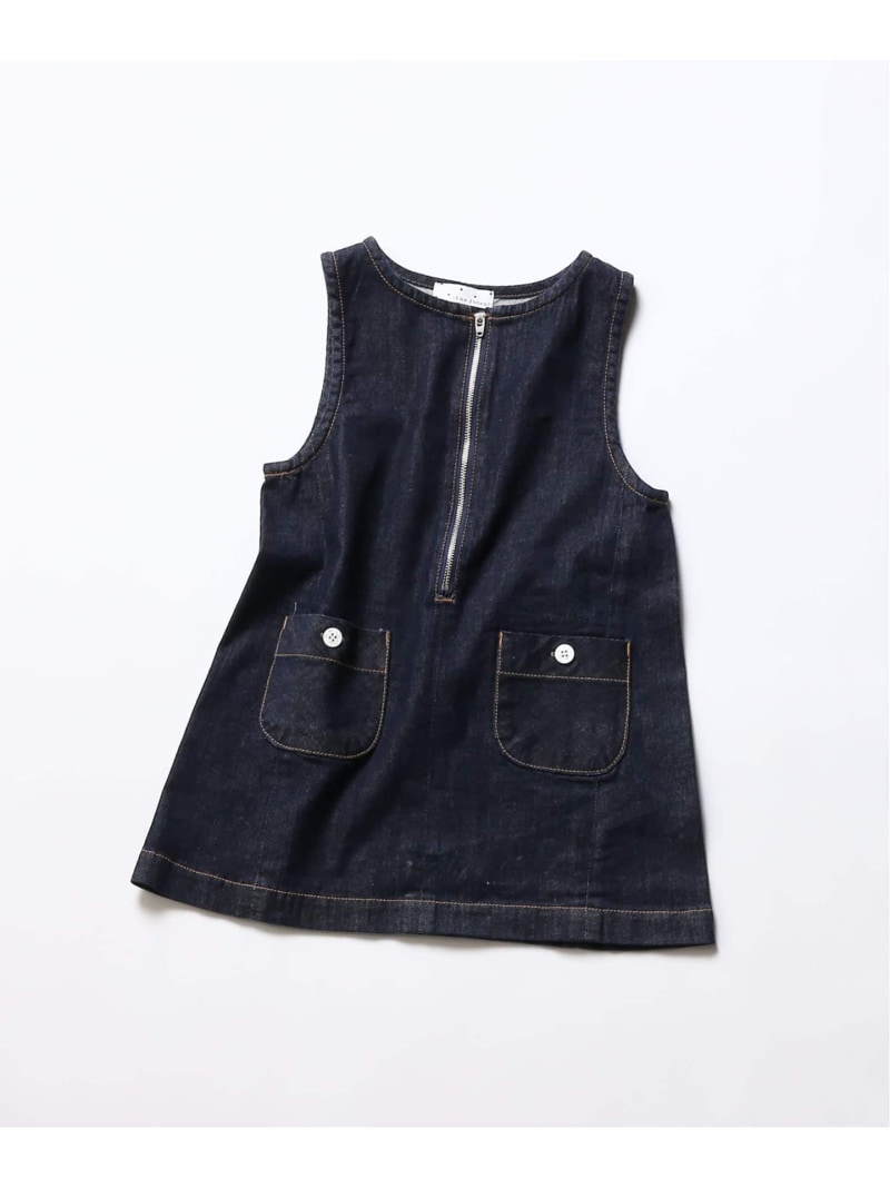 【DAILY DENIM COLLECTION】BASICデニムワンピース kids IENA ENFANT イエナ　アンファン マタニティウェア・ベビー用品 その他のベビーグッズ ブルー ネイビー ブラック【送料無料】[ Fashion]