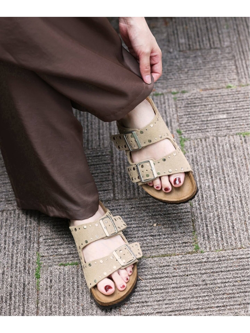 《予約》BIRKENSTOCK/ビルケンシュトック ARIZONA RIVET サンダル 1029390 IENA イエナ シューズ・靴 サンダル ベージュ【先行予約】*【送料無料】[ Fashion]