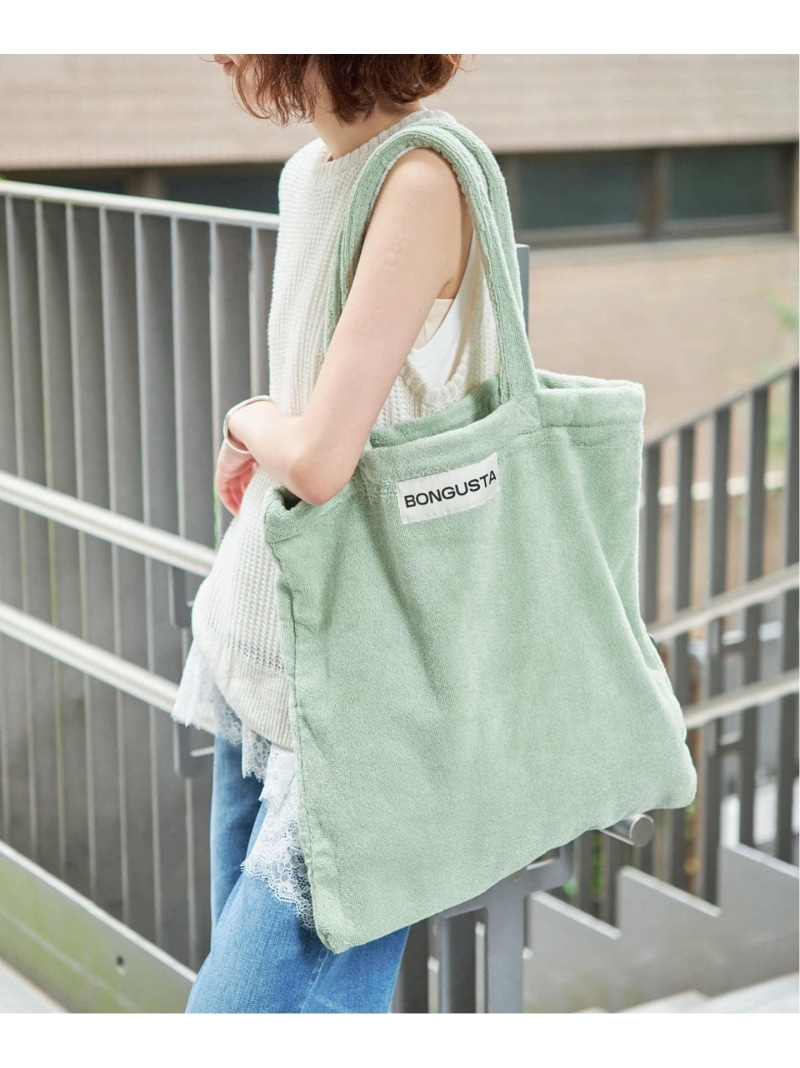 《追加予約》BONGUSTA/ボングスタ naram solid トートバッグ SLOBE IENA スローブ イエナ バッグ トートバッグ ブラウン グリーン【先行予約】*【送料無料】[ Fashion]