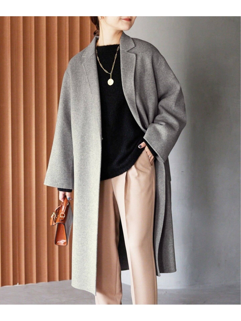 新品❣️SLOBE IENA HAMILTONロングチェスターコート　ベージュ SALE／20%OFF】HAMILTONダブルフェイスロングチェスターコート