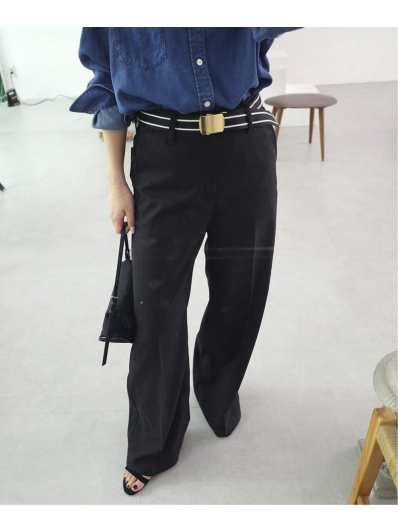 WRANGLER ラングラー 別注 / 側章ライン ワイドスタプレパンツ Wrangler スラックス パンツ WRANGLER/ラングラー ランチャー