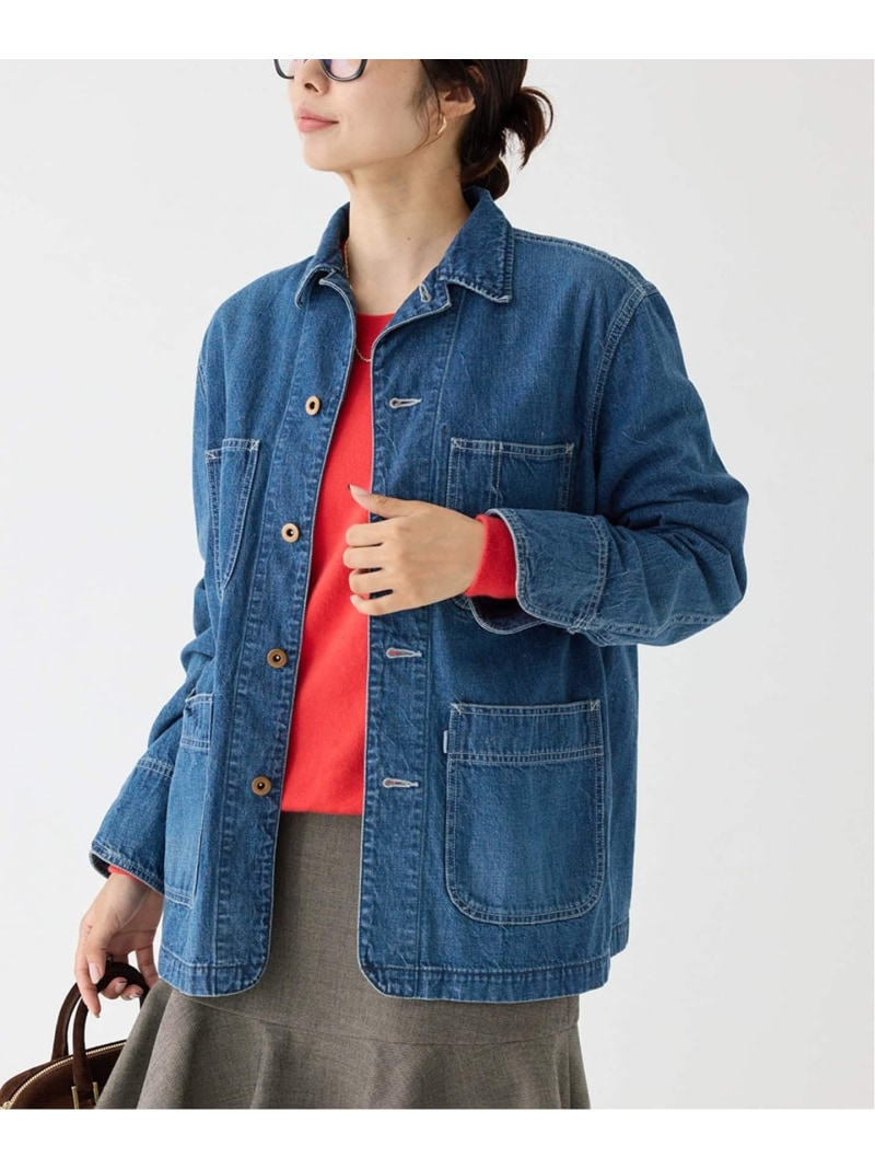 楽天市場】L'ATELIER DENIME D'IENA/リメイクタックデニムブルゾン L