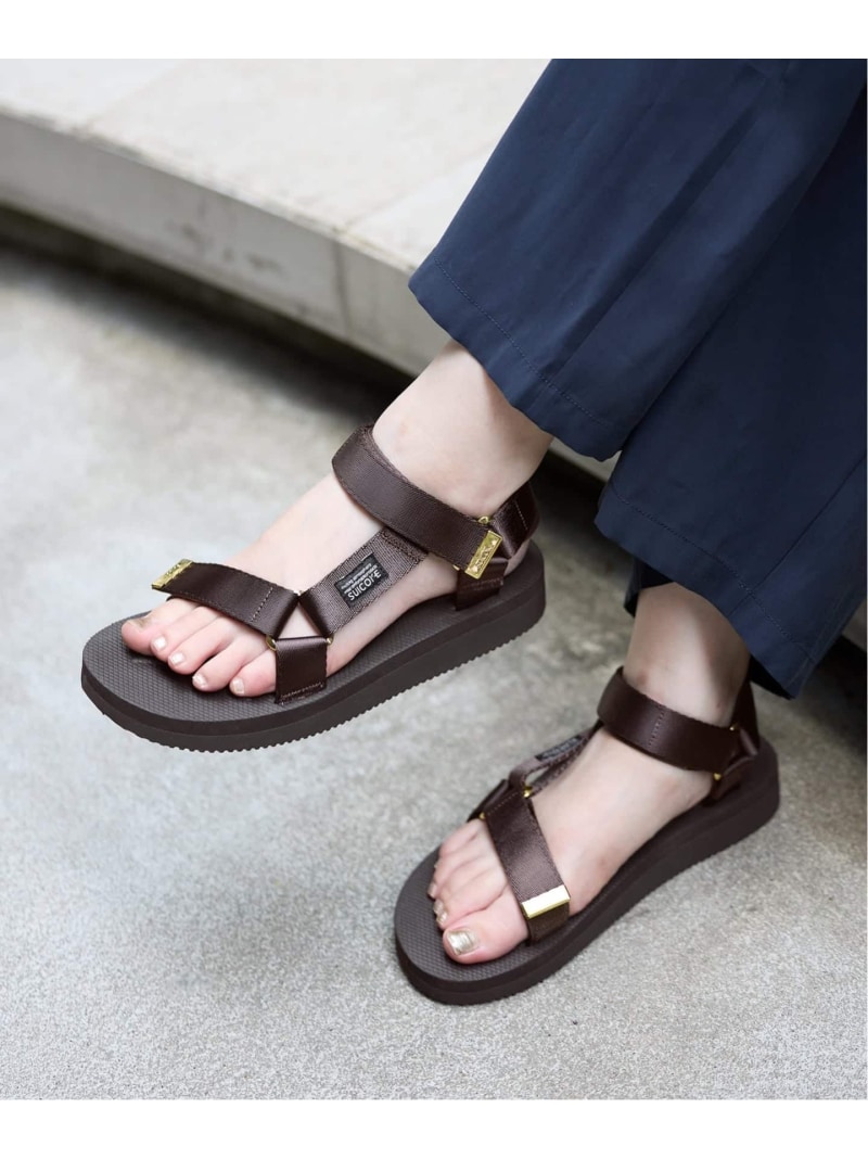SUICOKE/スイコック SLOBE別注 サンダル SLOBE IENA スローブ イエナ シューズ・靴 サンダル ベージュ ブラウン【送料無料】[ Fashion]｜IENA